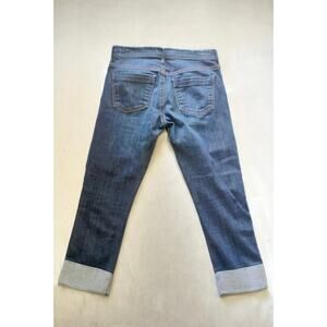 Citizens of Humanity Dani Cropped Straight Leg Women’s 27 Dark Wash Wide Cuff